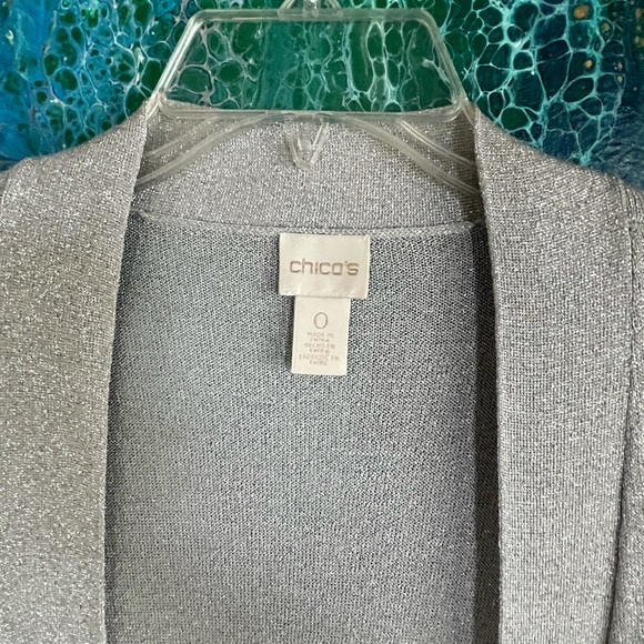 Chico’s Holiday Jacket Size XS/4 - Picture 2 of 5